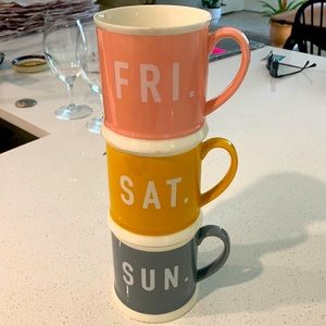 Creative Co-op weekend mugs